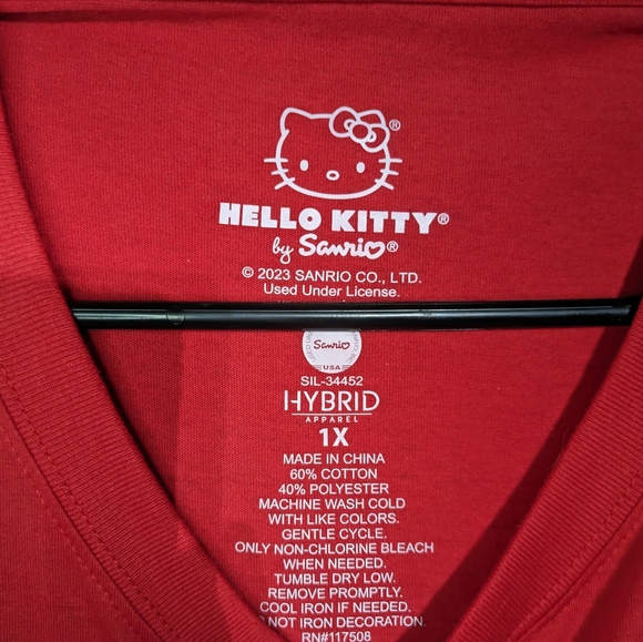 Embroidered Hello Kitty Top - Picture 4 of 5